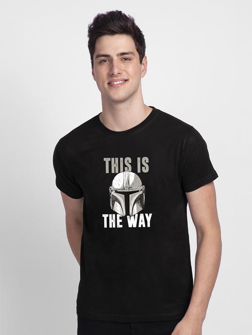 round neck chest printed t-shirt - 20752609 - Very Small Image - 1