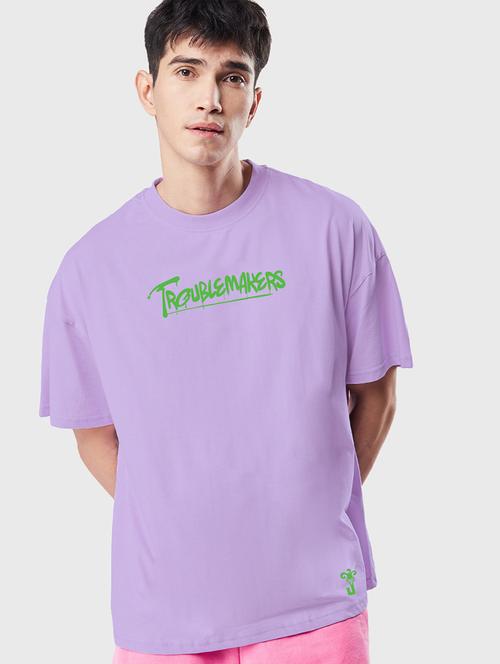 purple cotton t-shirt - 20752612 - Very Small Image - 1