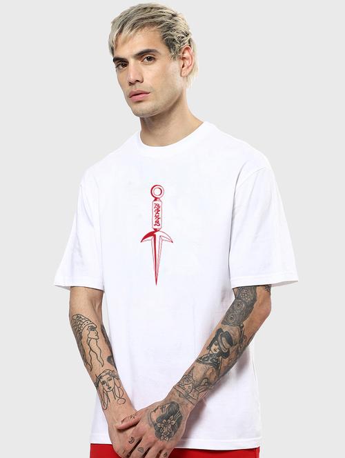 round neck back printed t-shirt - 20753618 - Very Small Image - 1