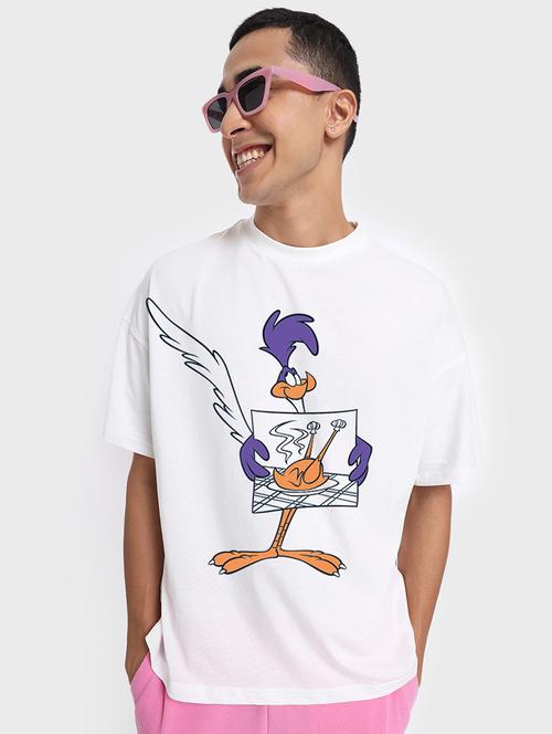 round neck back printed t-shirt - 20753827 - Very Small Image - 1