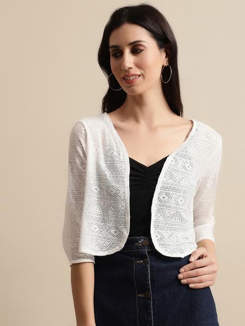 women self designed regular shrug - 20755166 - Very Small Image - 1