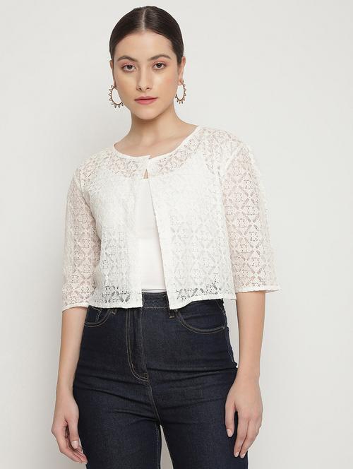 women self designed regular shrug - 20755170 - Very Small Image - 1