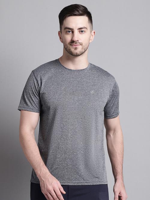 solid grey polyester t-shirt - 20757340 - Very Small Image - 1