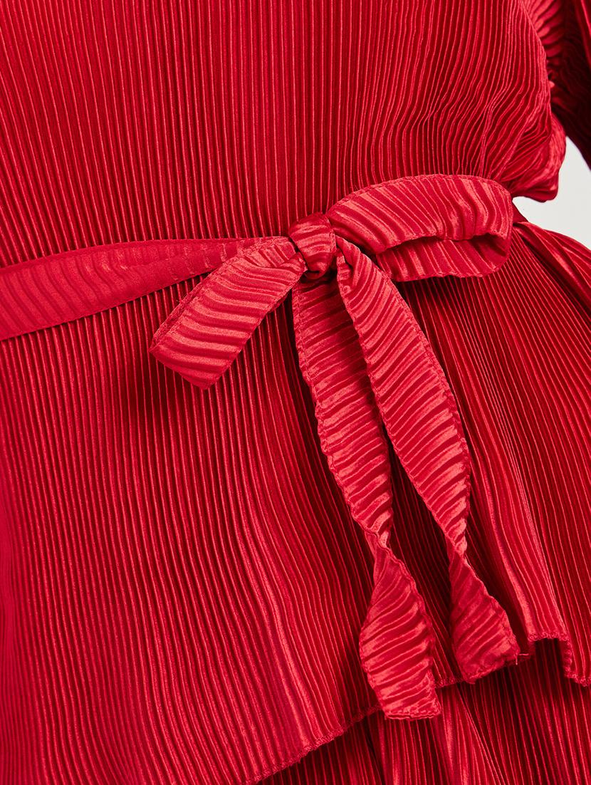 women red solid top & trouser co-ord set - 20767201 - Standard Image - 4