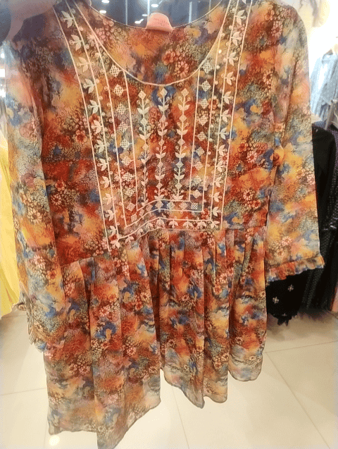 assorted georgette kurti - 20767497 - Very Small Image - 1