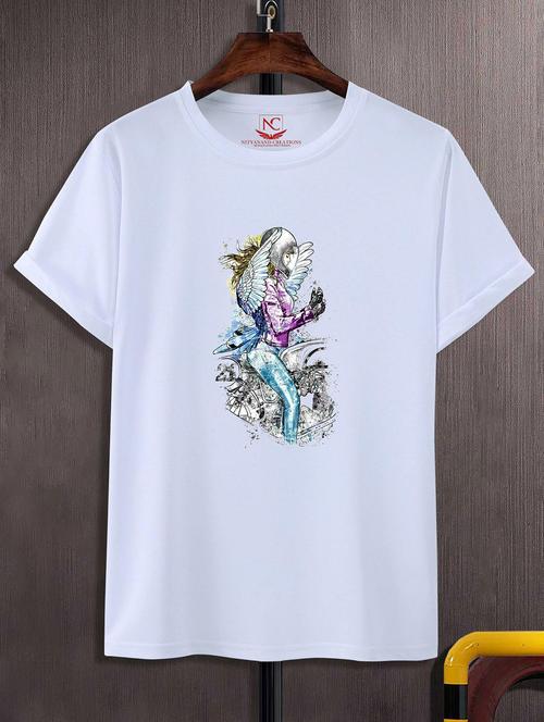 unisex graphic printed round neck tshirt - 20768695 - Very Small Image - 1