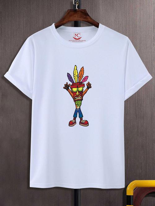 unisex graphic printed round neck tshirt - 20770742 - Very Small Image - 1