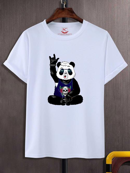 Unisex Graphic Printed Round Neck Tshirt - 20771580 - Very Small Image - 1
