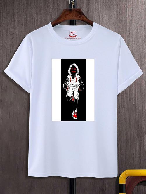 unisex graphic printed round neck tshirt - 20772531 - Very Small Image - 1