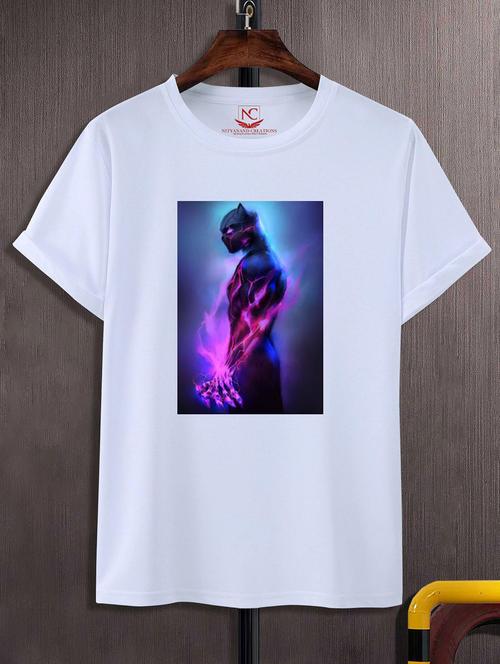 unisex graphic printed round neck tshirt - 20774666 - Very Small Image - 1