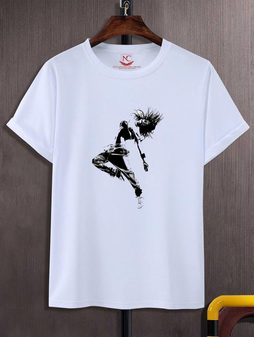 white polyester tshirt - 20775595 - Very Small Image - 1