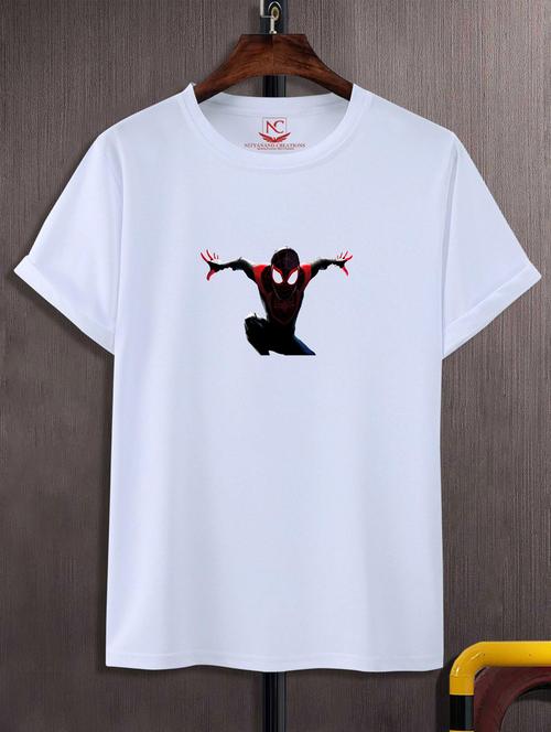 unisex white graphic printed t-shirt - 20776874 - Very Small Image - 1