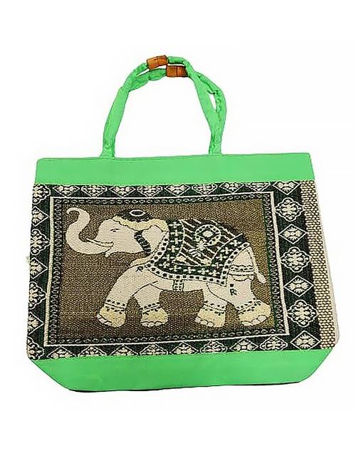 green polyester utility bag - 20777390 - Very Small Image - 1