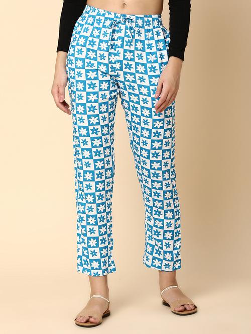 women mid-rise printed track pant - 20789995 - Very Small Image - 1