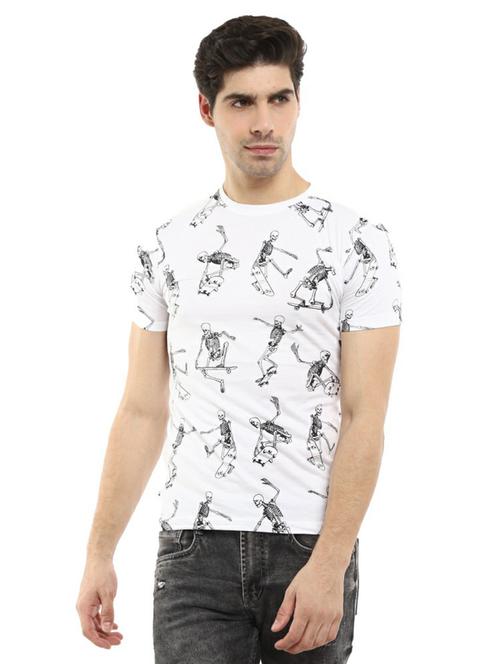 white cotton single jersey tshirt - 20800094 - Very Small Image - 1