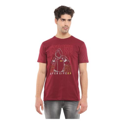 wine cotton single jersey tshirt - 20800113 - Very Small Image - 1