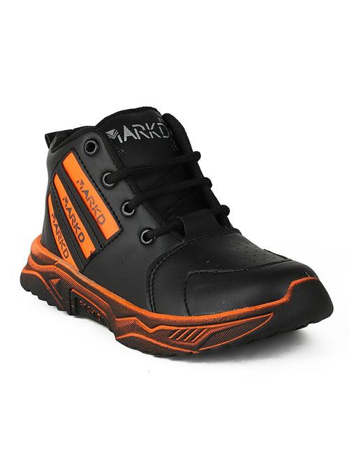 black synthetic casual shoes - 20802957 - Very Small Image - 1