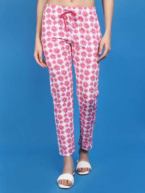 women mid-rise printed track pant - 20806467 - Very Small Image - 1