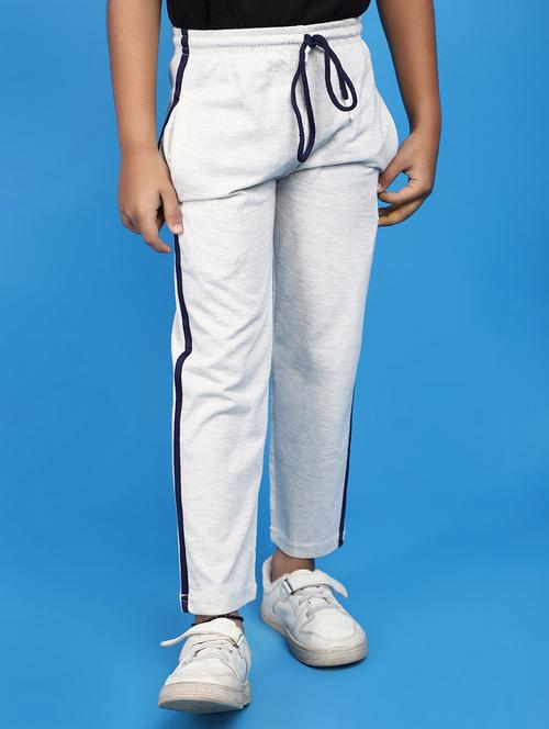 grey cotton track pant - 20806480 - Very Small Image - 1