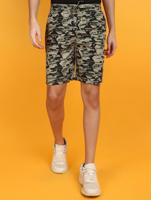 men mid rise printed shorts - 20809798 - Very Small Image - 1