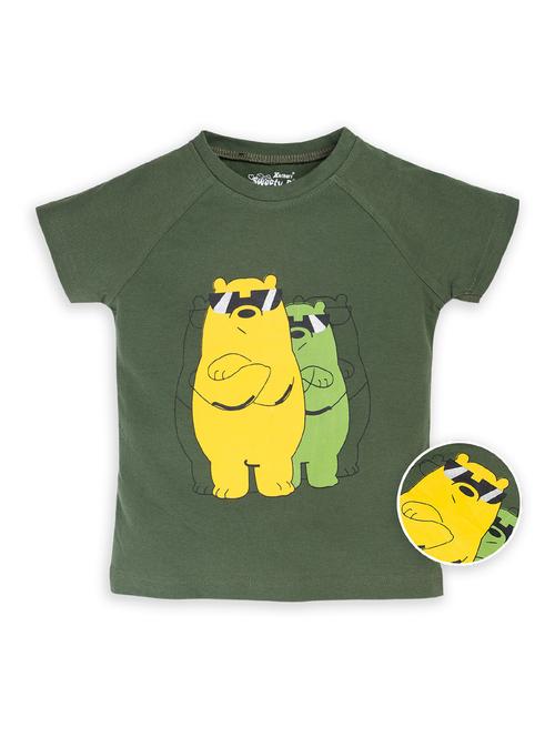 green cotton blend tshirt - 20810828 - Very Small Image - 1