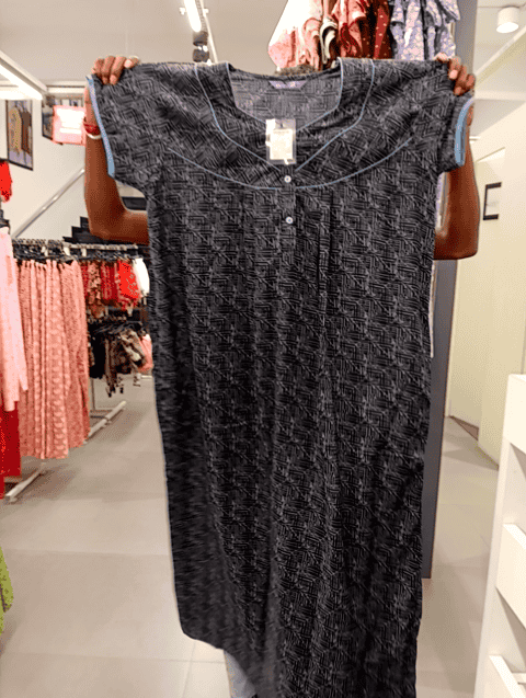 assorted cotton sleepshirts & nighty - 20811769 - Very Small Image - 1