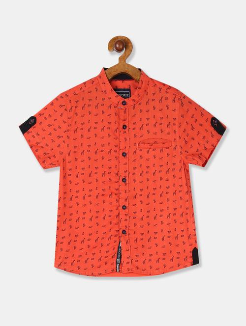 boy printed short sleeves shirt - 20814045 - Very Small Image - 1