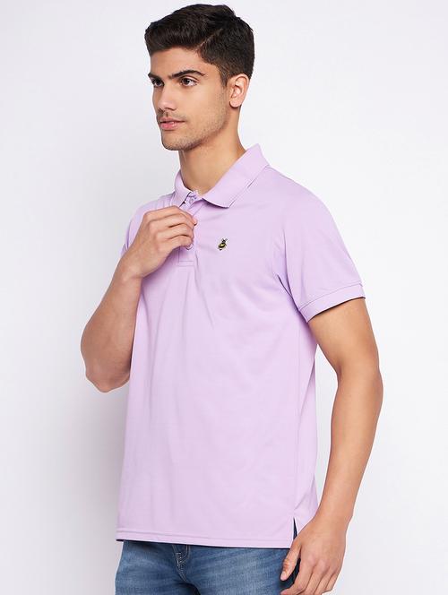 lavender polyester plain tshirt - 20814413 - Very Small Image - 1