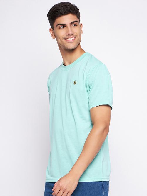 ai aqua polyester plain tshirt - 20814447 - Very Small Image - 1