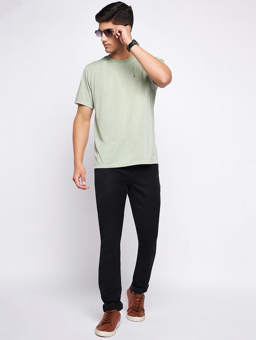 men plain short sleeve t-shirt - 20814454 - Standard Image - 3