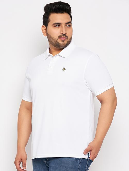 white polyester plain tshirt - 20814487 - Very Small Image - 1
