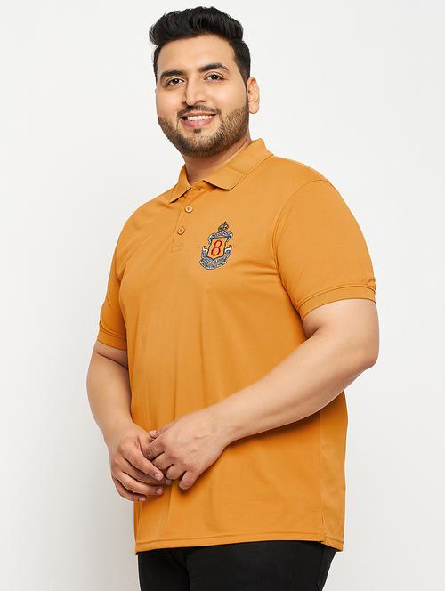 mustard polyester plain tshirt - 20814508 - Very Small Image - 1