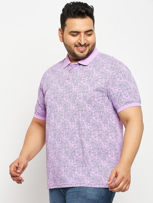 men polo neck printed t-shirt - 20814527 - Very Small Image - 1