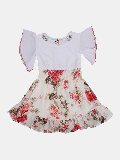 white coated frock - 20815011 - Very Small Image - 1