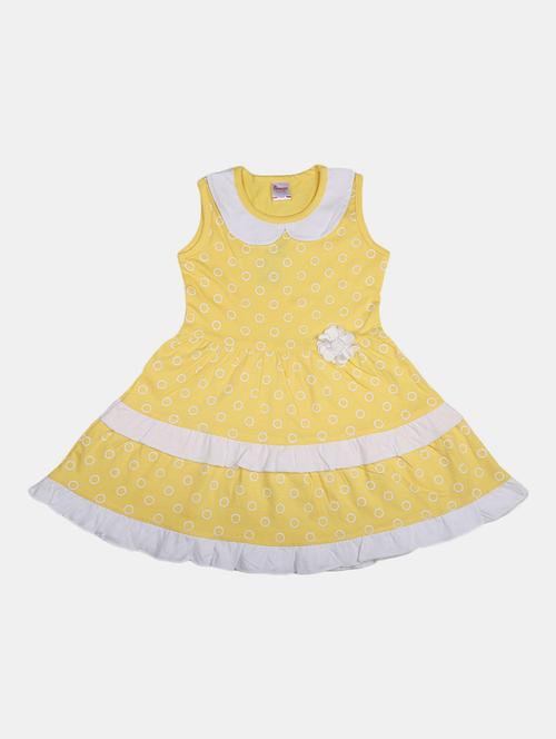 yellow coated frock - 20815271 - Very Small Image - 1