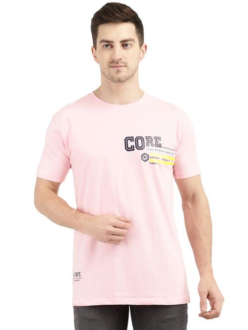 pink cotton print t-shirt - 20817036 - Very Small Image - 1