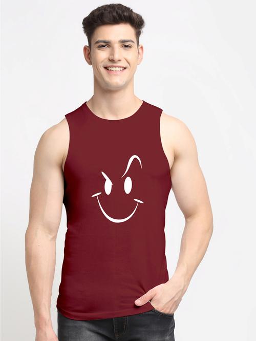 men sleeveless graphic print t-shirt - 20822295 - Very Small Image - 1