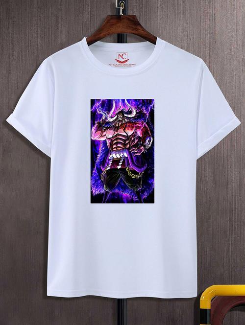 unisex white graphic printed t-shirt - 20823800 - Very Small Image - 1