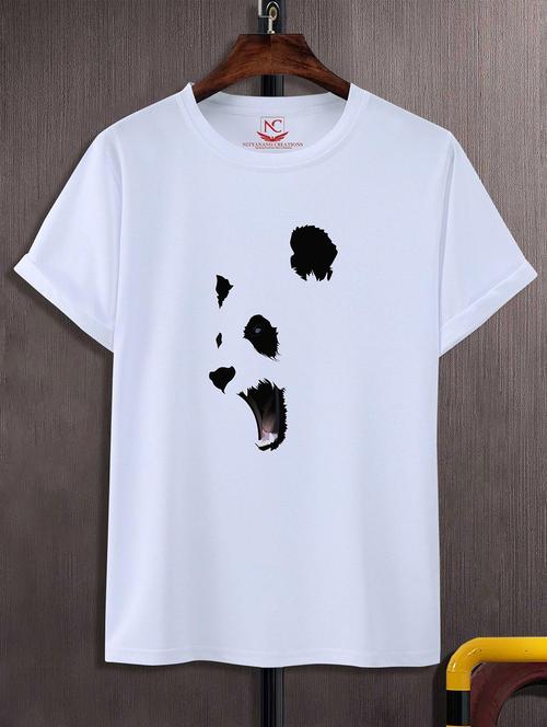 unisex white graphic printed t-shirt - 20824862 - Very Small Image - 1