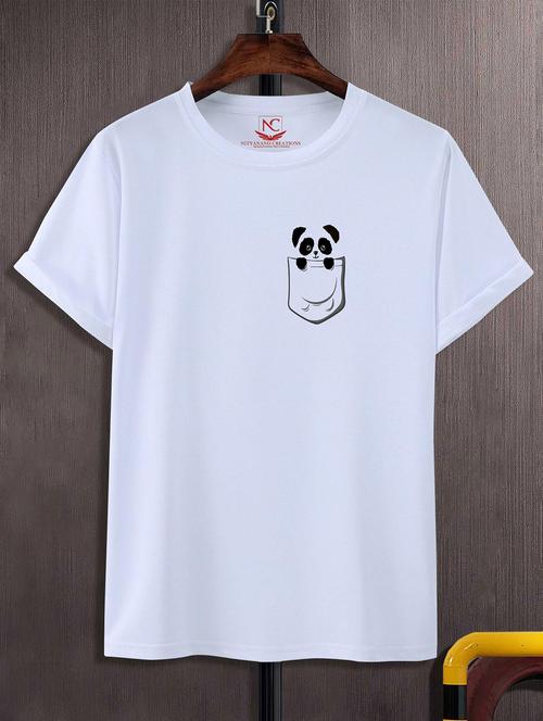 unisex white graphic printed t-shirt - 20825132 - Very Small Image - 1