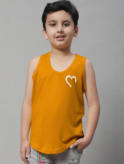 boys placement print cotton vest - 20826849 - Very Small Image - 1