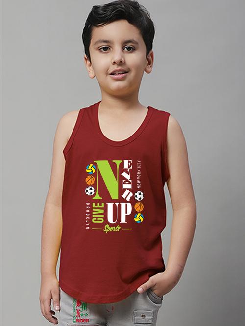 boys typography print vest - 20826858 - Very Small Image - 1