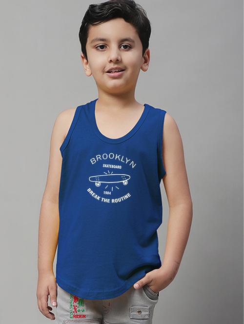 boys typography print vest - 20826867 - Very Small Image - 1