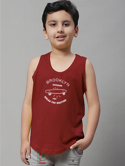 boys typography print vest - 20826869 - Very Small Image - 1