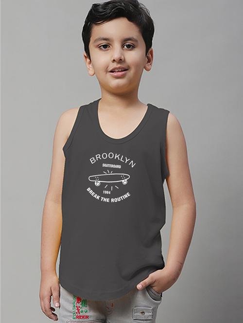boys typography print vest - 20826872 - Very Small Image - 1