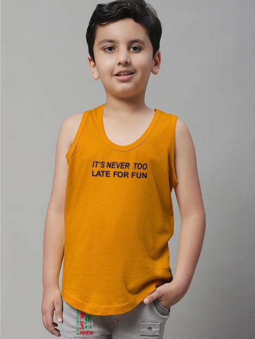 boys typography print vest - 20826891 - Very Small Image - 1