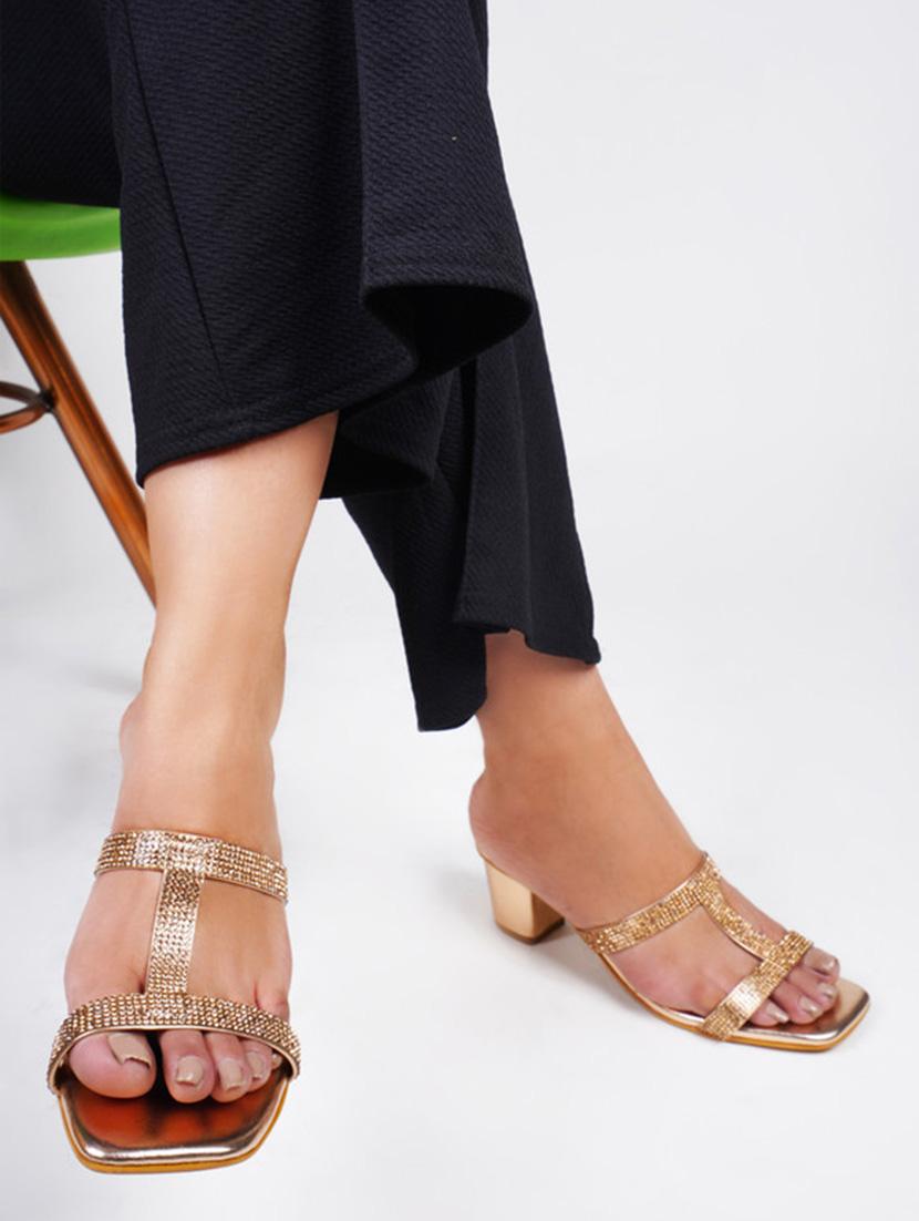 women slip on block heel sandal - 20831291 - Standard Image - 5