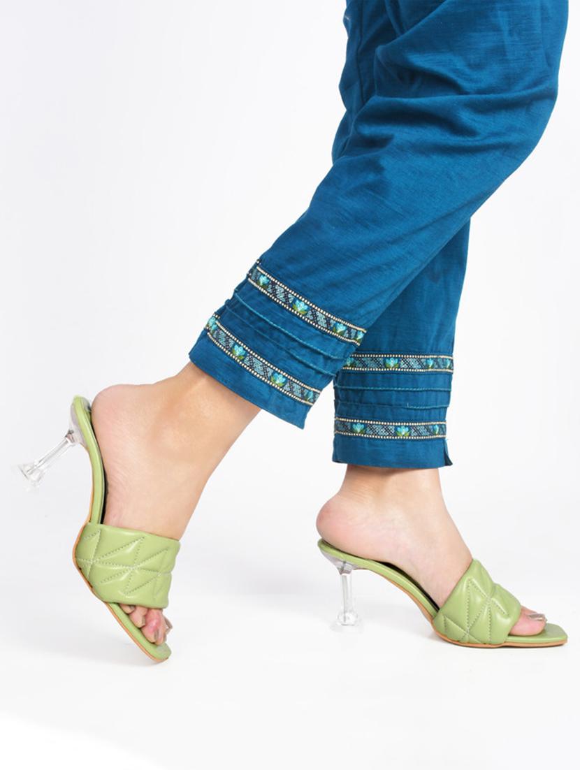 women slip on heel sandal - 20831301 - Standard Image - 5