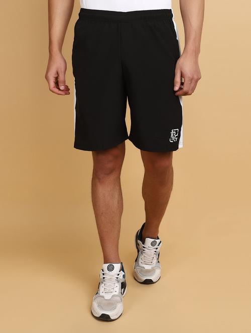 Men Cotton Color Block Shorts - 20831559 - Very Small Image - 1