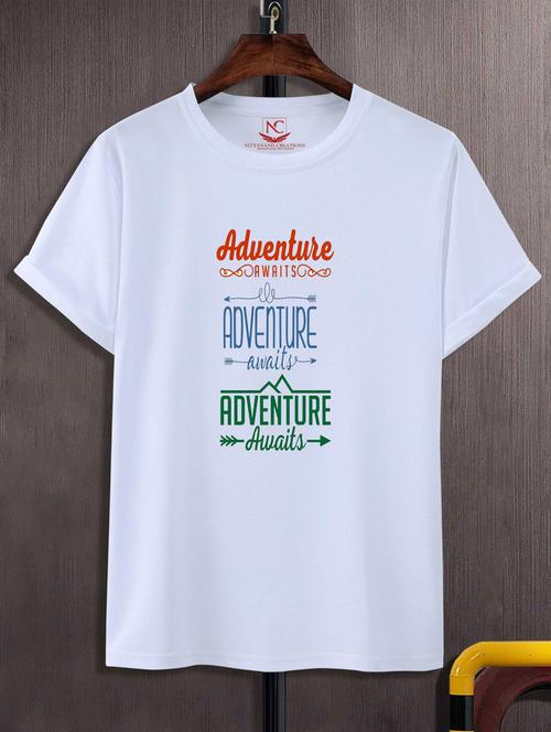 Unisex White Graphic Printed T-shirt - 20846890 - Very Small Image - 1